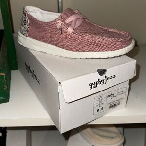 Size 6.5 Gypsy Jazz Poppy 2 Pink